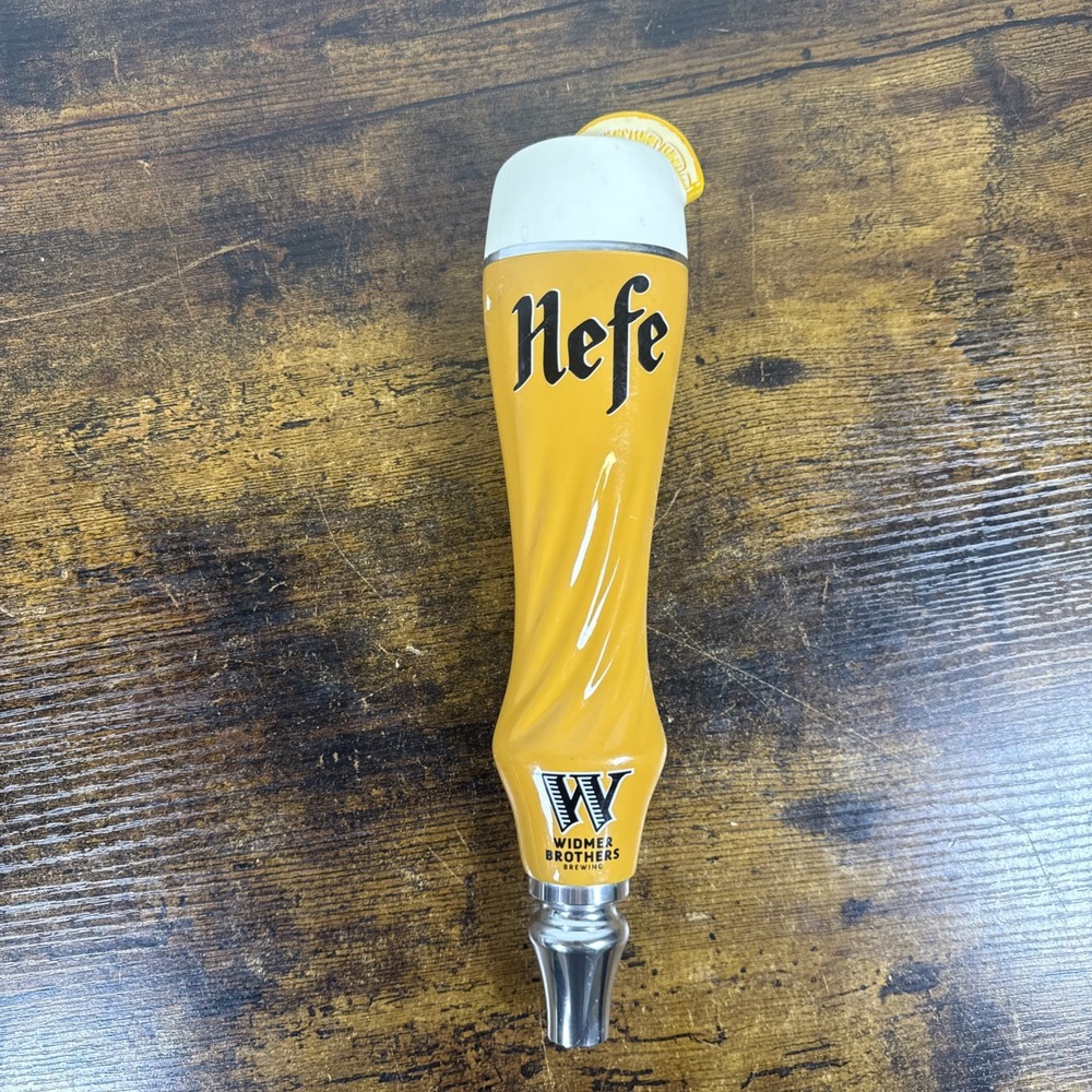 Widmer Brothers Hefe Hefeweizen Beer Tap Handle 12" Ceramic Man Cave Breweriana